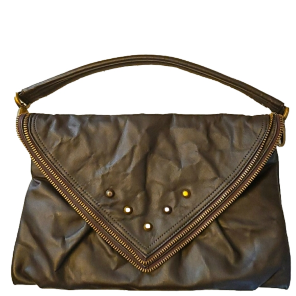 ⛱️Matt & Nat Vegan Leather Clutch/Purse in Brown